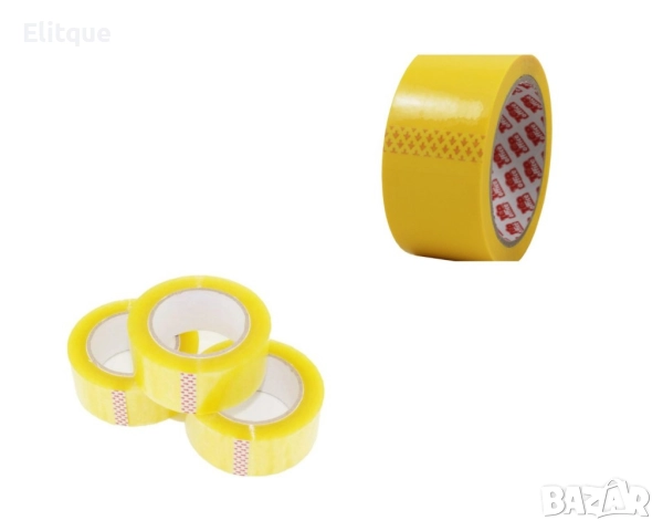 Прозрачно широко тиксо 300метра, 5см широко, снимка 7 - Други стоки за дома - 52897236