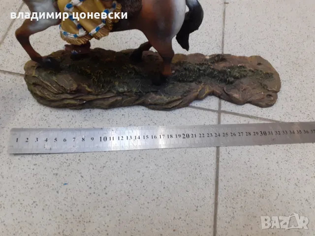Уникални фигури на индианци,статуетка,фигура,скулптура,пластика, снимка 2 - Колекции - 45899776