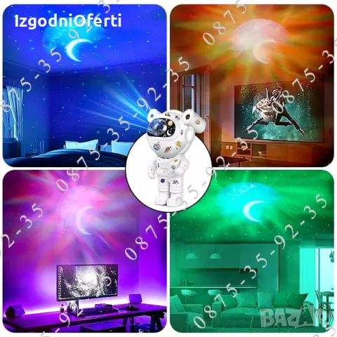 Звезден проектор АСТРОНАВТ, КОСМОНАВТ. Star Galaxy Projector ASTRONAUT, снимка 7 - Прожектори - 44006291