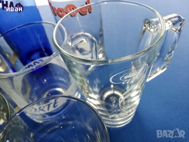 Лот стъклени чаши 10бр., снимка 4 - Чаши - 49599086