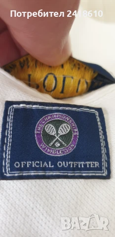 POLO Ralph Lauren Wimbledon Pique Cotton Custom  Fit Mens Size 2XL ОРИГИНАЛ! Мъжка Тениска!, снимка 15 - Тениски - 50781921