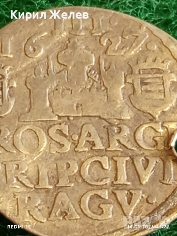 Сребърна монета 3 гроша 1627г. Рагуза за КОЛЕКЦИЯ 52912, снимка 7 - Нумизматика и бонистика - 53095777