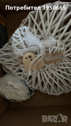 Декорация, бяло, сърца, снимка 2 - Други - 51857479