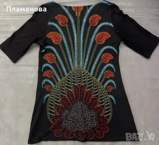 Дамска дълга блуза/ туника - S/M/L, снимка 2 - Блузи с дълъг ръкав и пуловери - 48908789