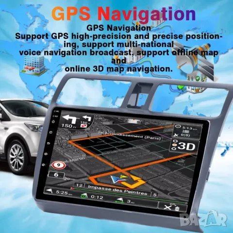 Мултимедия за Suzuki Swift 2005-2010, Android, Навигация, Двоен дин, дисплей, плеър, екран, Андроид, снимка 5 - Аксесоари и консумативи - 50051640