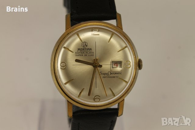 1960's Френски Часовник MORTIMA Super De Luxe Superdatomatic, снимка 4 - Антикварни и старинни предмети - 42006791