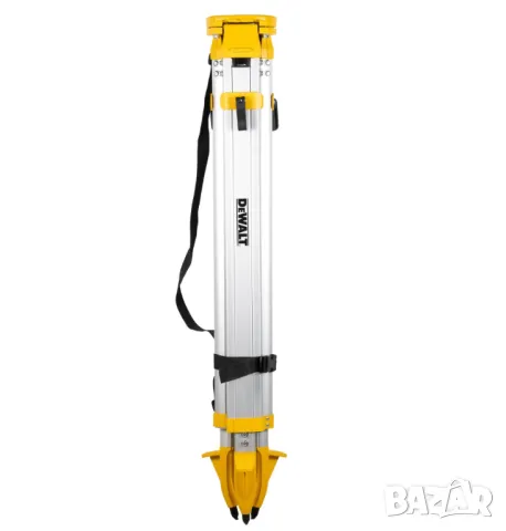 DeWALT НОВА солидна алуминиева тринога трипод статив до 173см, 5/8", за тотална станция, нивелир, снимка 6 - Измервателни инструменти - 48505364