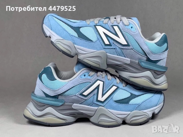 Оригинални дамски маратонки New Balance 9060 blue, снимка 4 - Маратонки - 51712881