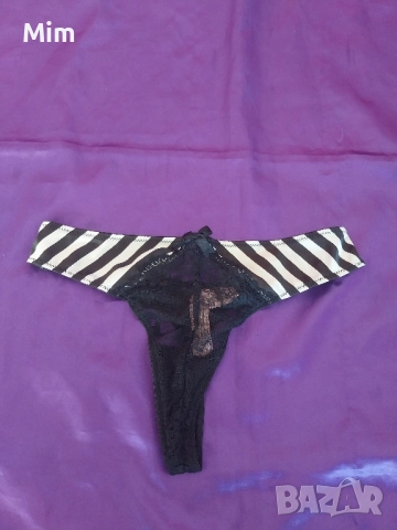 hunkemoller S Черна дантелена полупрашка , снимка 8 - Бельо - 51752266