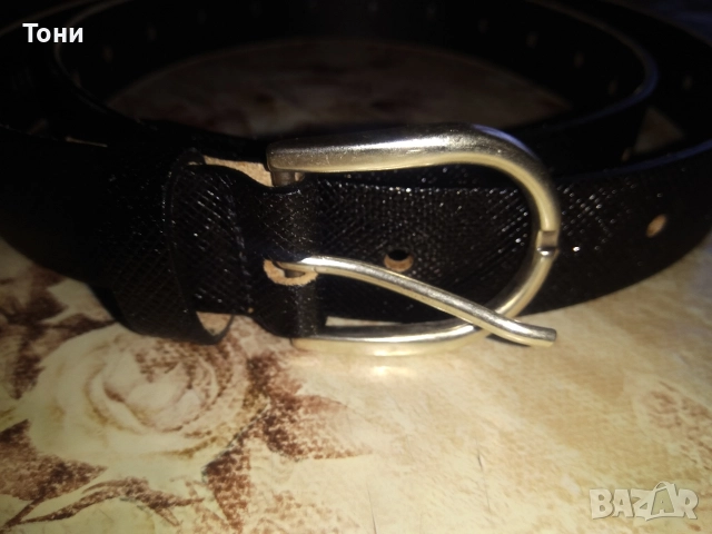 VANZETTI Оригинал Нов Дамски Колан Изцяло от Естествена Кожа 125см, снимка 6 - Колани - 52563055