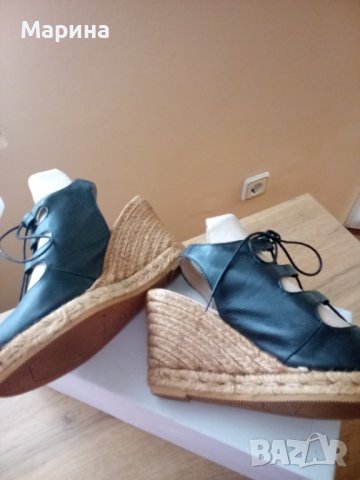 Дамски сандали тип еспадрили - естествена кожа , снимка 9 - Сандали - 41271000