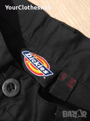 НОВИ Dickies Everyday Trousers UK 33R, DE 48 size Мъжки черни панталони, снимка 3 - Панталони - 52928416