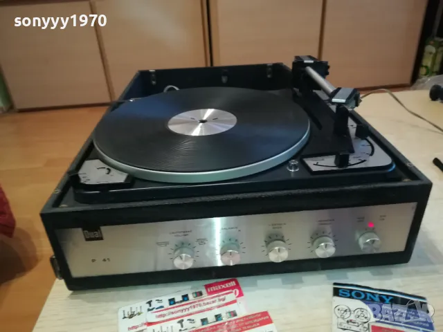 DUAL P41F/DUAL 1010-ГРАМОФОН С УСИЛВАТЕЛ ВНОС SWISS 0501251700