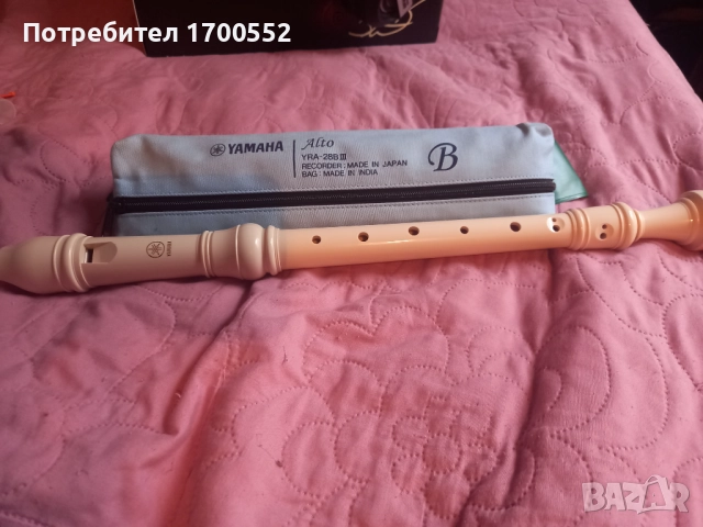 Блок флейта алто , снимка 2 - Духови инструменти - 52901933