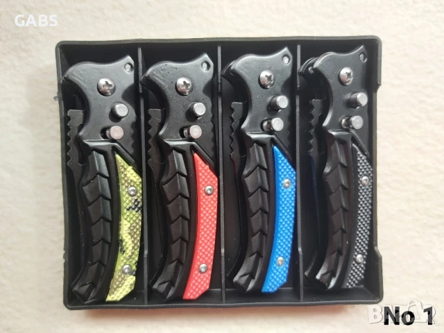 Комплект 4 броя сгъваеми ножчета, снимка 3 - Ножове - 50667688