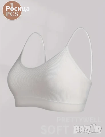 Дамски топ потник М размер бял нов, снимка 3 - Потници - 50667149