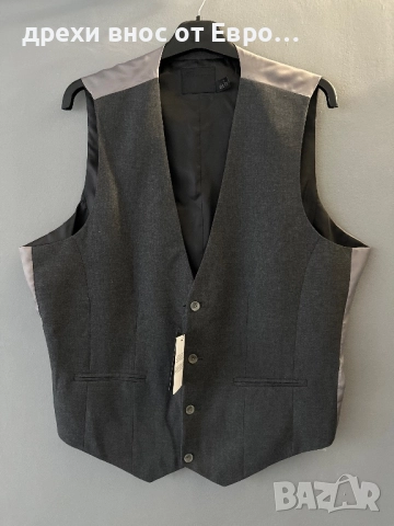 ASOS PLUS 48” мъжки комплект сако и елек , снимка 6 - Сака - 52351645