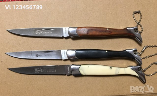 Джобен нож Columbia В3006d - 75х175мм/дамско краче/, снимка 6 - Ножове - 39922481