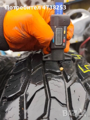 Продавам 4броя всесезонни гуми Cooper Discoverer M+S 205/80 R16 С джанти, снимка 12 - Гуми и джанти - 53481860