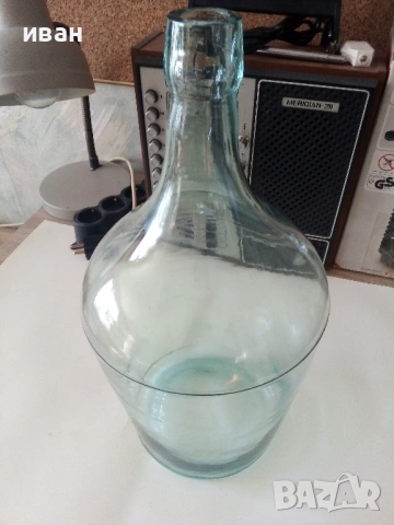 Две стари стъклени шишета / дамаджани 5 литра, снимка 2 - Други ценни предмети - 53105773