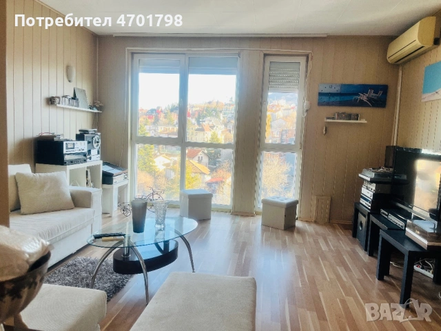 Просторен 3-стаен с 2 големи тераси и панорамна гледка към Витоша