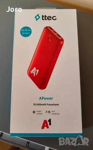 Оригинална външна батерия ttec от A1 10000 mAh Powerbank