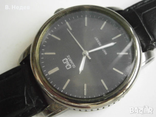 НОВ! Q&Q quartz watch, нова батерия, 41 мм без коронката, снимка 3 - Мъжки - 50492910