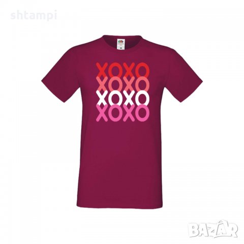 Мъжка тениска Свети Валентин XOXOXO, снимка 5 - Тениски - 35716662