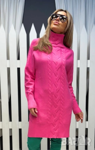 рокля туника циклама Радис, снимка 4 - Рокли - 52451174