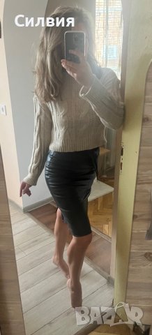 Кожена пола, снимка 6 - Поли - 39396886