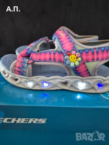 Светещи Сандали за момиче Skechers