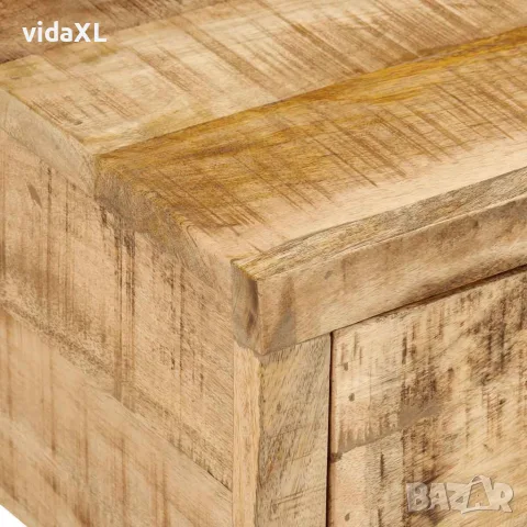 vidaXL ТВ шкаф (118-200) x 30 x 40 см, масивно дърво, цвят манго, снимка 9 - Секции и витрини - 56147266