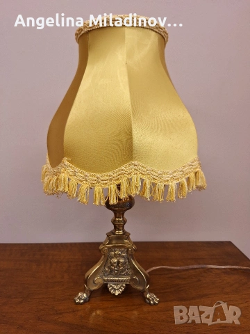 Винтидж настолна лампа , снимка 6 - Настолни лампи - 53774191