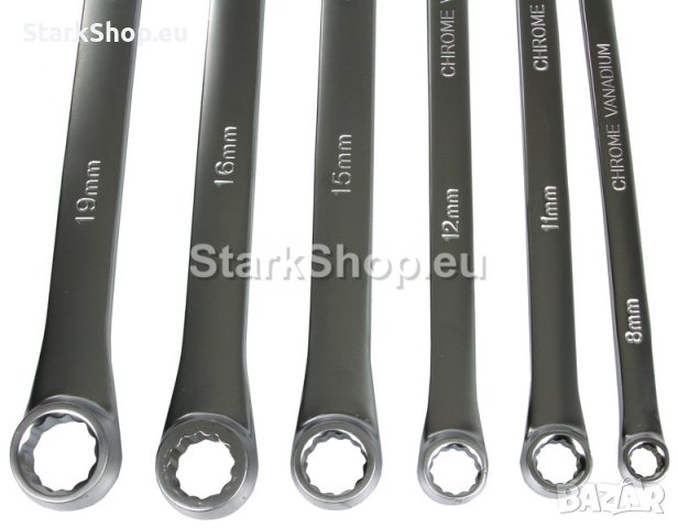 Дълги прави гаечни ключове 8–21 мм 6 части Mar-Pol, снимка 3 - Други инструменти - 40424471