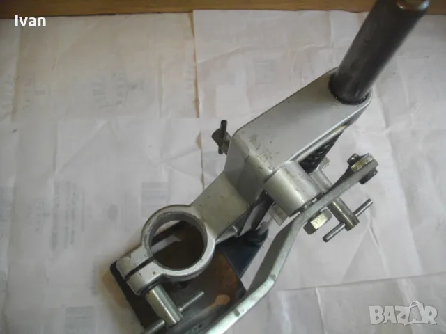 AEG BST707 Made in WEST GERMANY МАСИВНА СТОЙКА ЗА БОРМАШИНА НЕМСКА ПРОФЕСИОНАЛНА СТАРО КАЧЕСТВО 6кг, снимка 6 - Бормашини - 48253263