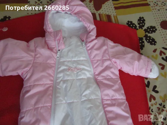 ШУШЛЯКОВО ЗИМНО ГАЩИРИЗОНЧЕ -размер 68, снимка 2 - Бебешки гащеризони - 49207589