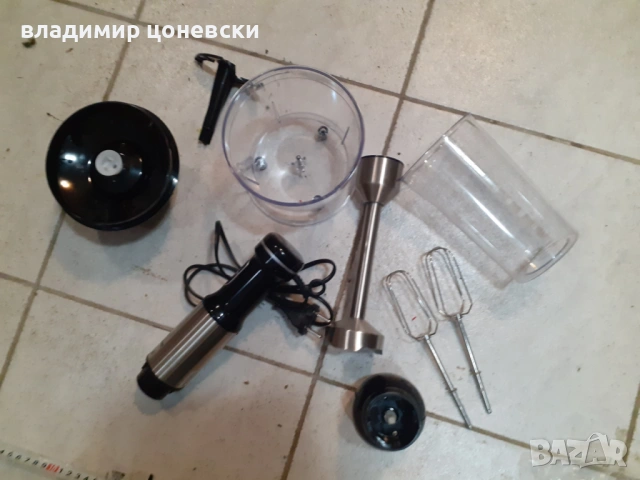 Нов кухненски робот 3 в едно- пасатор,миксер,блендер, снимка 4 - Други - 53603944