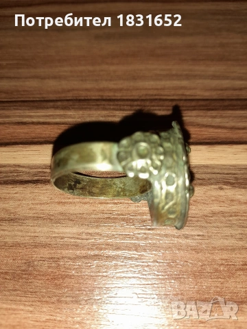 Възрожденски сребърен пръстен, снимка 10 - Антикварни и старинни предмети - 53727215