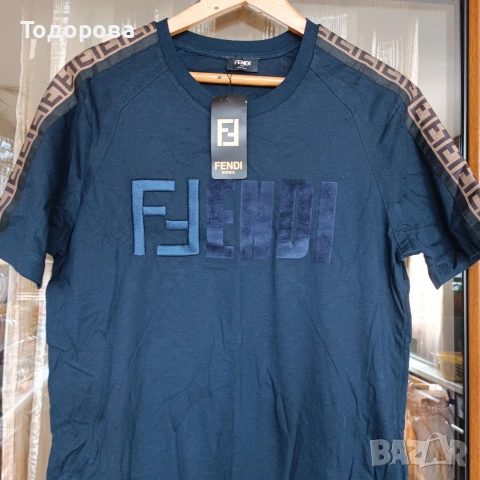 Нова тениска Fendi, снимка 4 - Тениски - 53779592