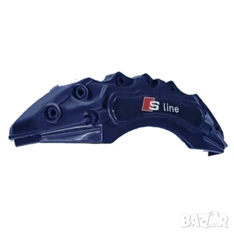 Капаци за спирачни апарати AUDI Sline Ауди черни комплект, снимка 3 - Аксесоари и консумативи - 47521763