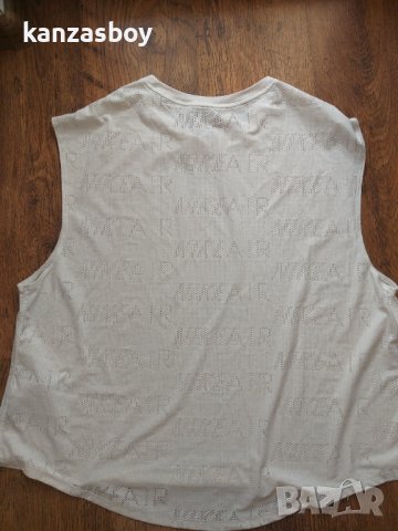 Nike Air Women's Running Top -УГОЛЕМЕНА дамска тениска като нова, снимка 11 - Тениски - 40981795