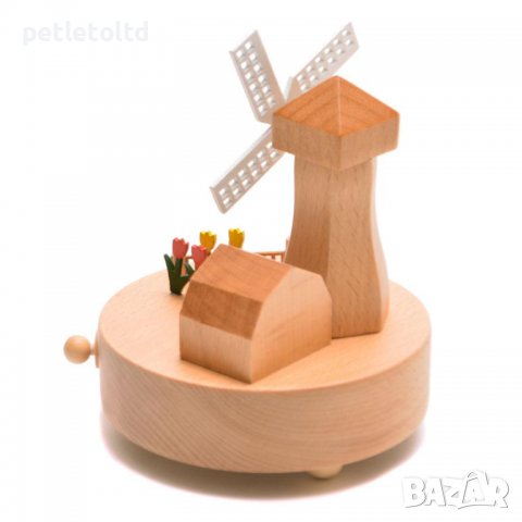 Музикална кутия Вятърна мелница, снимка 2 - Подаръци за жени - 38899864