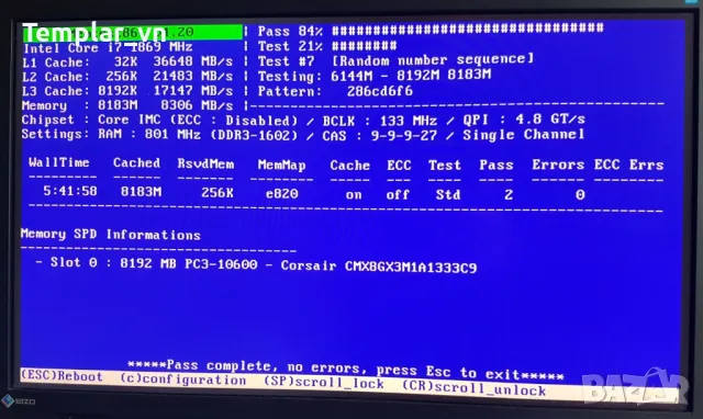 CORSAIR XMS3 1x8 GB Vengeance1x4 GB  DDR3 1600 // XMS3 2x4 1600 // 2x2 1600 // GEIL 4x4 DDR3 1333, снимка 3 - RAM памет - 40160495