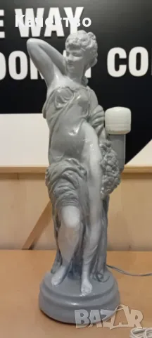 Фигура лампа , снимка 2 - Антикварни и старинни предмети - 48396177