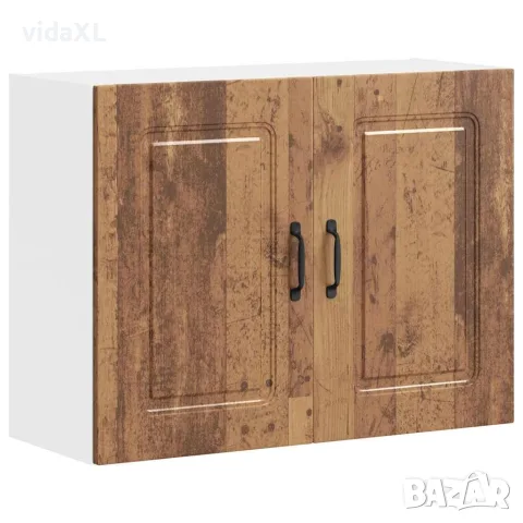 vidaXL Кухненски стенен шкаф, Kalmar, старо дърво, инженерно дърво