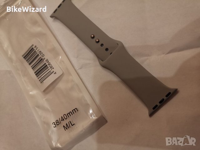 Силиконова каишка за Apple Watch  38/40 mm. НОВА, снимка 2 - Каишки за часовници - 34553561