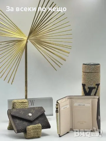 Louis Vuitton Луксозен Дамски Портфейл С Трикратно Прегъване И Джоб С Цип - 15 Цвята Код SEM-863, снимка 7 - Портфейли, портмонета - 56151928