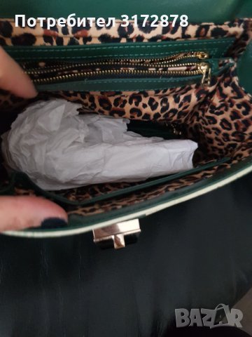 Кожена чанта Aigner, снимка 10 - Чанти - 36010770
