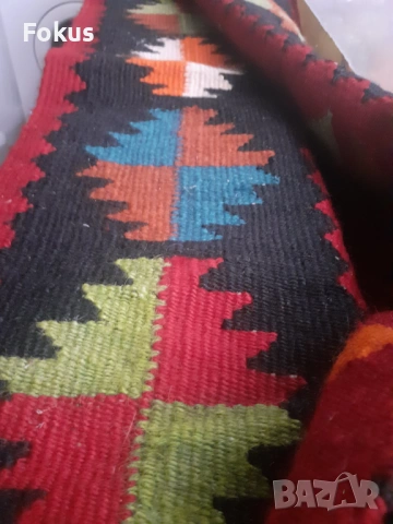 Старо вълнено килимче, снимка 6 - Антикварни и старинни предмети - 53365410