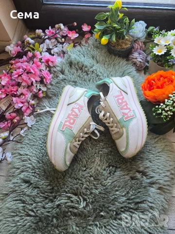 оригинални кецове н Karl Lagerfeld 36 номер и чанта, снимка 11 - Маратонки - 53511770